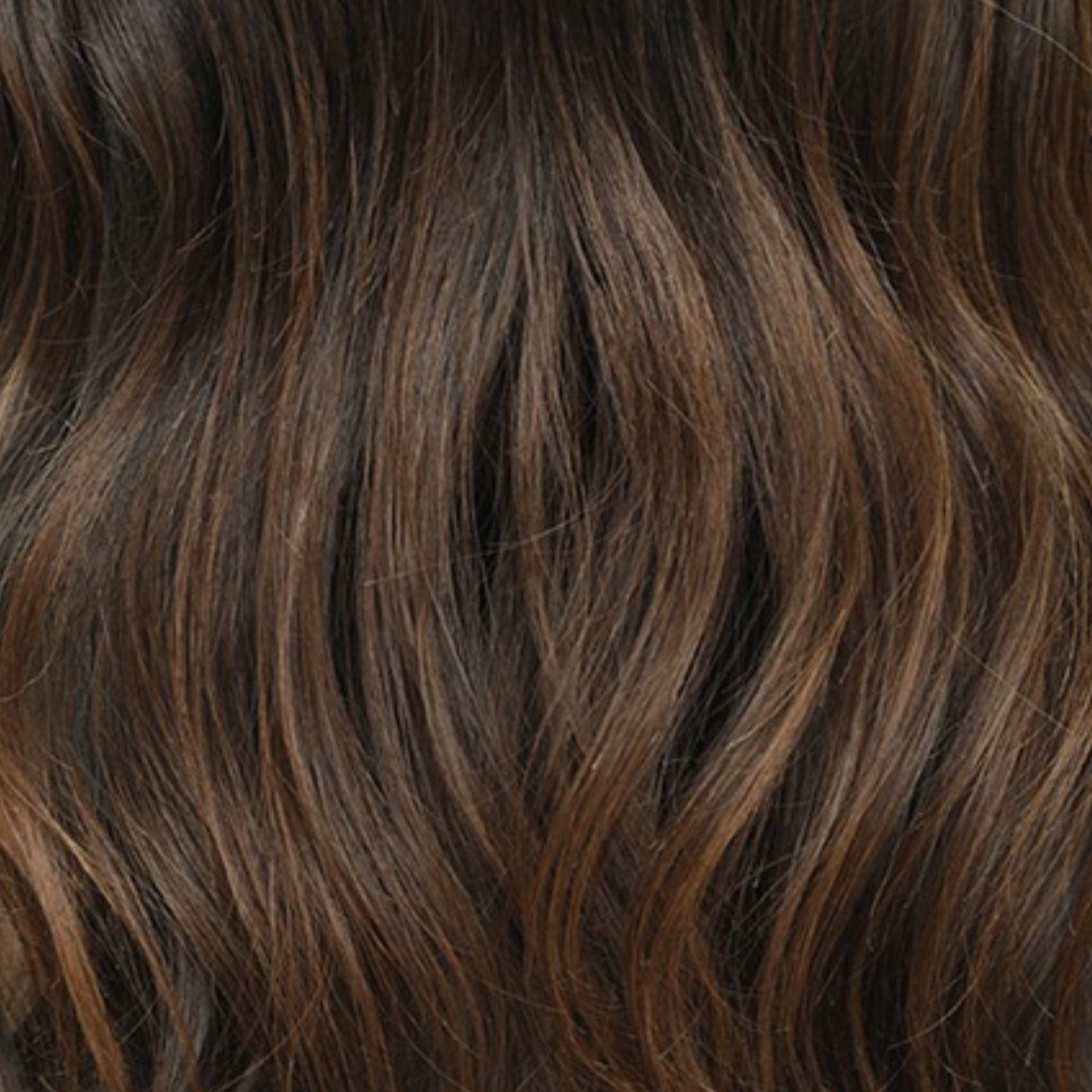 Mira - Perruque Brun Ébène avec Contouring Caramel