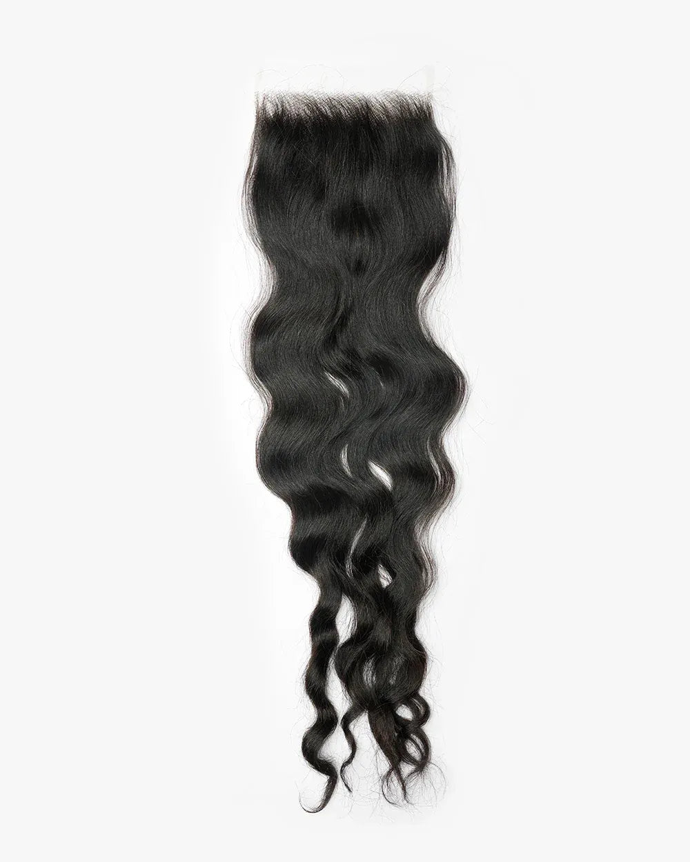 Cabello crudo ondulado HD con encaje