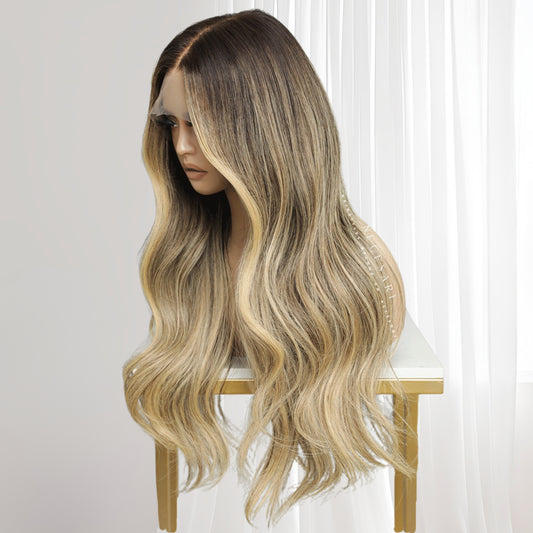Aléa - Perruque Balayage blond doré