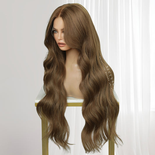 Hazel - Perruque Brun Noisette Naturel