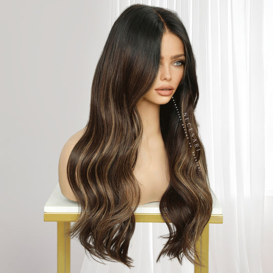 Iséa - Perruque Balayage subtil brun miel