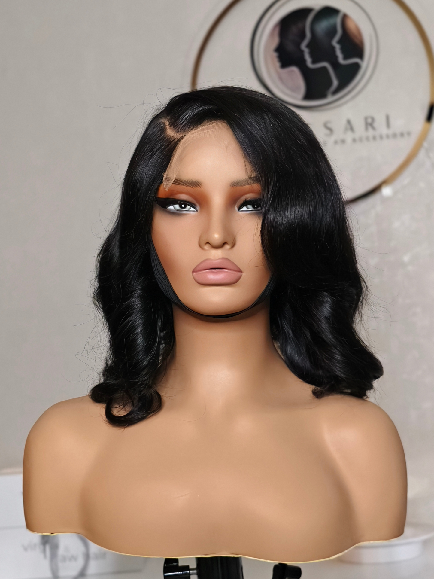 Perruque Bob Loose wave – Virgin Hair – 250 % densité - Cheveux Noirs