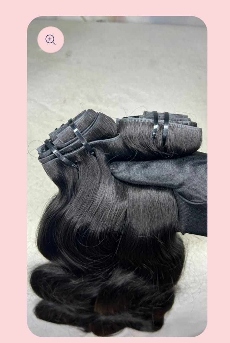 Extensions à Clip -  Lisse Virgin Hair