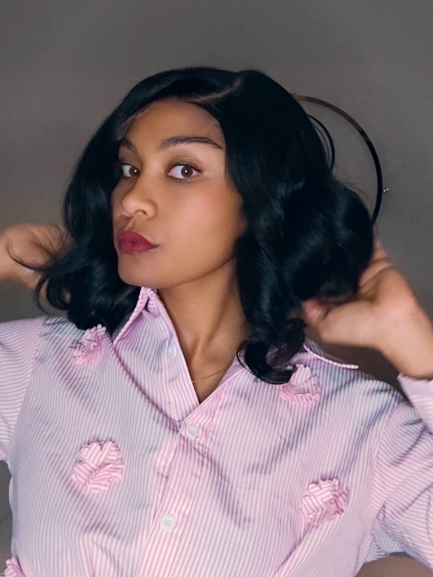 Perruque Bob Loose wave – Virgin Hair – 250 % densité - Cheveux Noirs