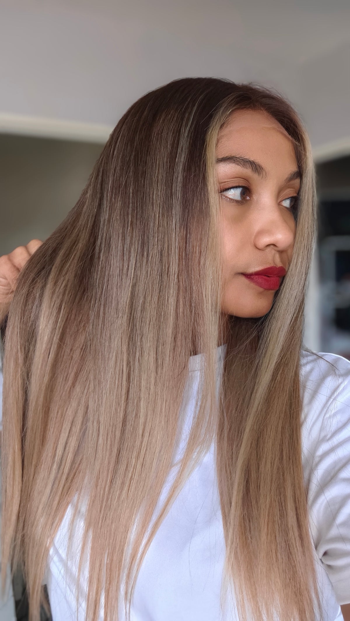 LISIE - BLOND CASHMERE - BALAYAGE OMBRÉ - Raw Hair
