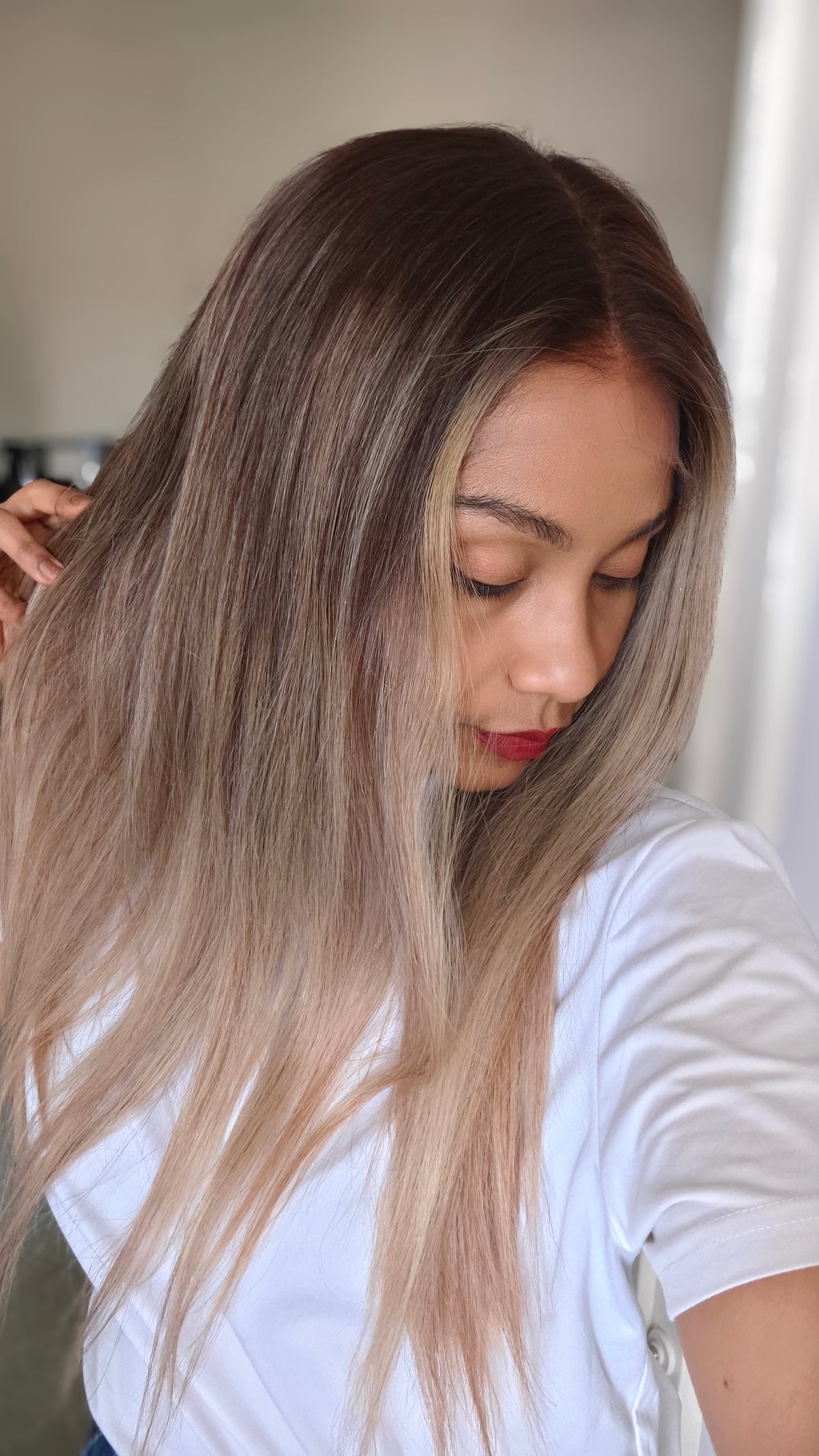 LISIE - BLOND CASHMERE - BALAYAGE OMBRÉ - Raw Hair